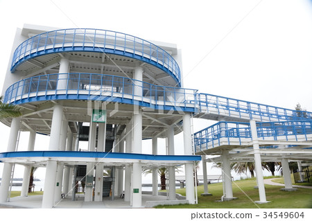 Tsunami evacuation tower 34549604