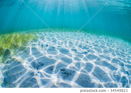 Underwater sand of Noto Island 34549821