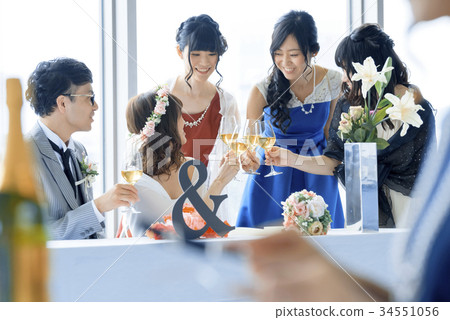 casual wedding reception