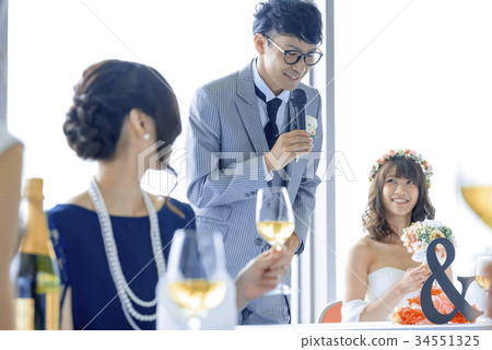 Casual Wedding-Groom Greeting-Reception-Next Meeting 34551325