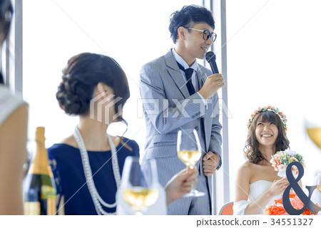 Casual Wedding-Groom Greeting-Reception-Next Meeting 34551327