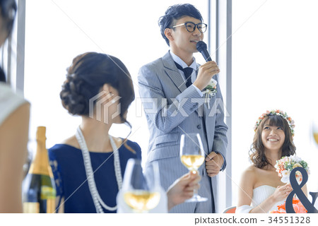 休閒婚禮 - 新郎問候 - 接待 - 下次會議 34551328