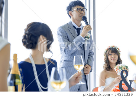 休閒婚禮 - 新郎問候 - 接待 - 下次會議 34551329