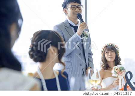 休閒婚禮 - 新郎問候 - 接待 - 下次會議 34551337
