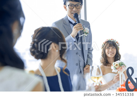 Casual Wedding-Groom Greeting-Reception-Next Meeting 34551338