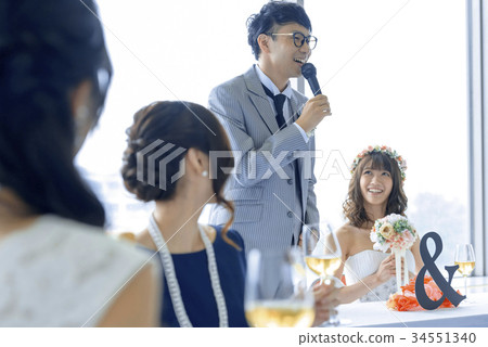 Casual Wedding-Groom Greeting-Reception-Next Meeting 34551340