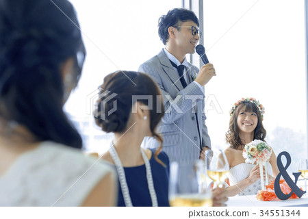 Casual Wedding-Groom Greeting-Reception-Next Meeting 34551344