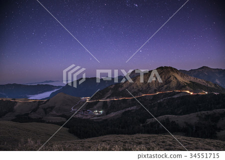 合歡山 夜景 34551715