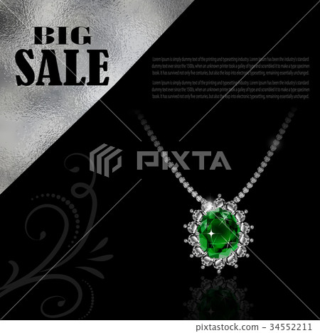 Golden earrings with sapphire and diamonds Golden earrings with sapphire and diamonds 34552211