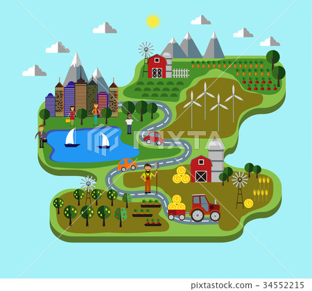 Natural food. infographic 34552215