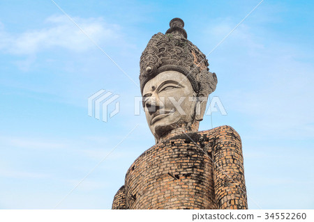 Hindu Scupltue, Part of Sala Kaew Ku 34552260