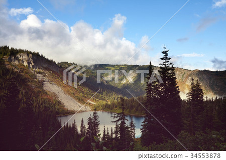 Mountains lake 34553878