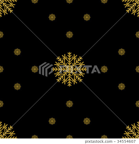 Golden vintage decor seamless pattern Golden vintage decor seamless pattern 34554607