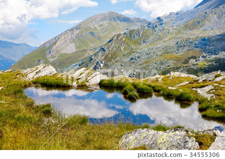 Mountain and forest landscape in Tirol. Austria Mountain and forest landscape in Tirol. Austria 34555306