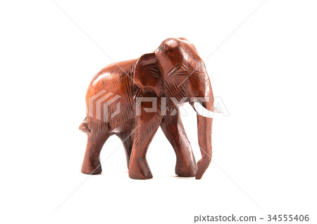 Wooden elephant 34555406