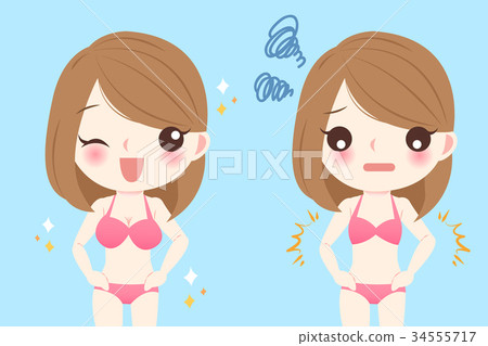 woman with cup size woman with cup size 34555717