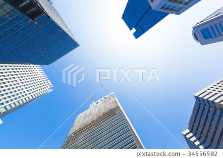 High-rise building in the office area High-rise building in the office area 34556592