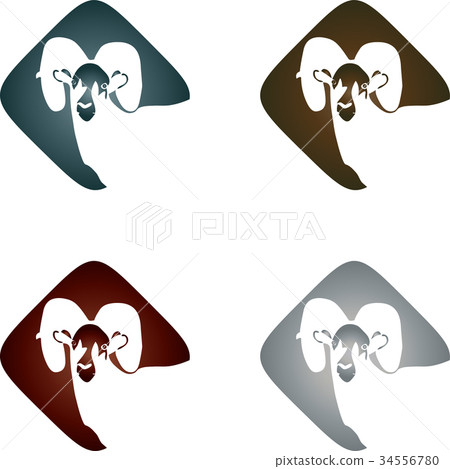 Sheep, animal, logo Sheep, animal, logo 34556780