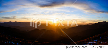 Majestic mountains landscape 34557093