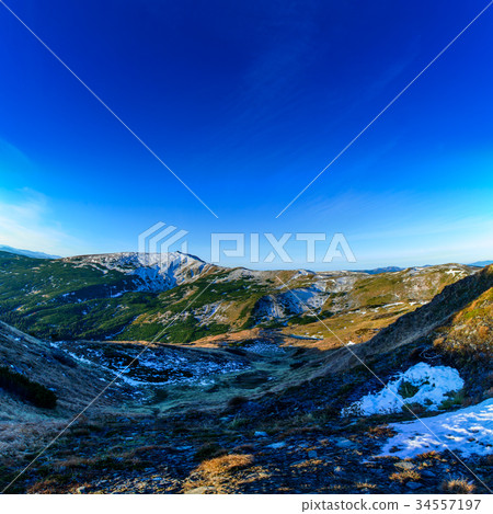 magnificent panorama of sunrise 34557197