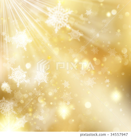 Christmas golden holiday glowing background. EPS 34557947