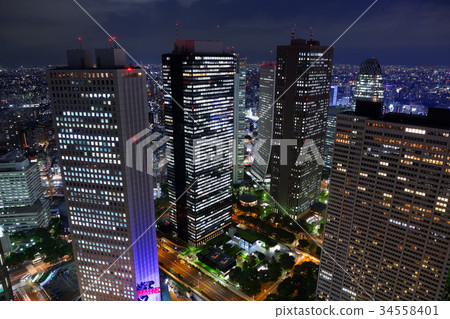 新宿Fukutoshin都市風景 34558401