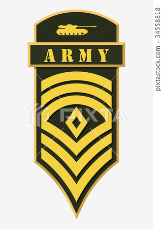 Military Ranks and Insignia. Stripes and Chevrons 34558818