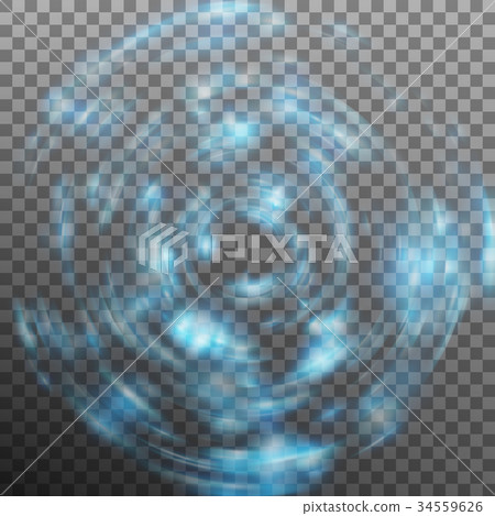 Abstract glowing ring on transparent backfround Abstract glowing ring on transparent backfround 34559626