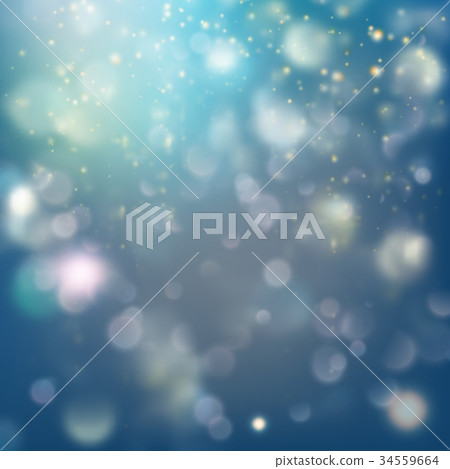 Shimmering blur background with shining lights 34559664