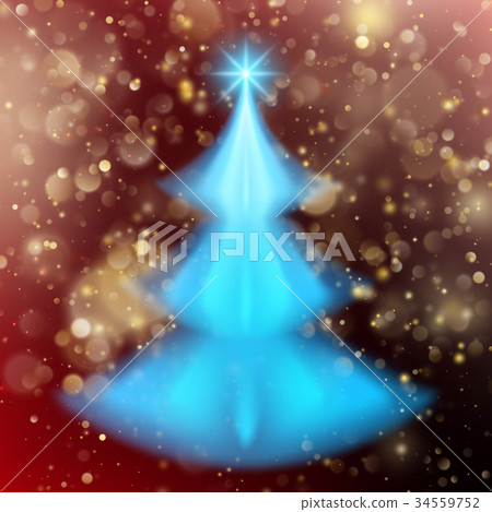 Shiny Christmas Tree. Holiday template. EPS 10 Shiny Christmas Tree. Holiday template. EPS 10 34559752