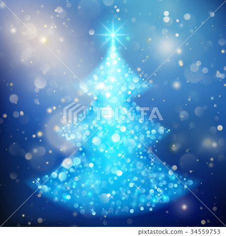Shiny Christmas Tree. Holiday template. EPS 10 Shiny Christmas Tree. Holiday template. EPS 10 34559753
