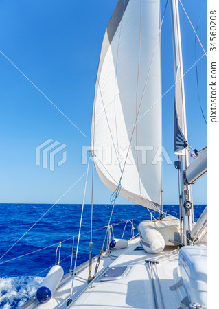yacht near Sardinia island yacht near Sardinia island 34560208