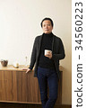60s male with a cup 34560223