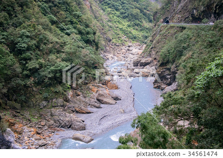 Taiwan Hualien Taroko Valley Taroko Valley Near Yamago mouth Taiwan Hualien Taroko Valley Taroko Valley Near Yamago mouth 34561474