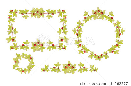 Wild strawberry frame Wild strawberry frame 34562277