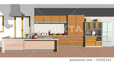 A kitchen A kitchen 34562341