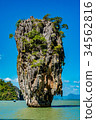 James Bond Island at Phang Nga Bay near Phuket 34562816