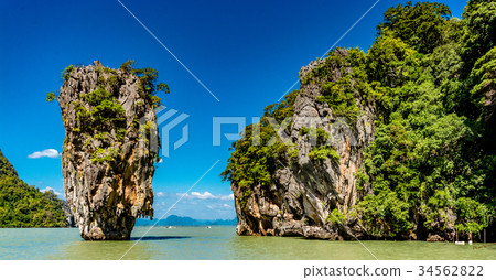 James Bond Island at Phang Nga Bay near Phuket 34562822