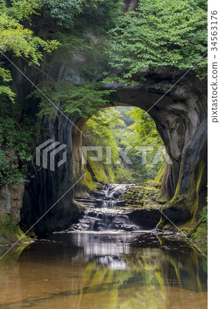 Waterfall of Kimitsu-shi, Chiba Prefecture Waterfall of Kimitsu-shi, Chiba Prefecture 34563176