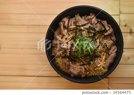 Japanese ramen risotto with rice bran Japanese ramen risotto with rice bran 34564475