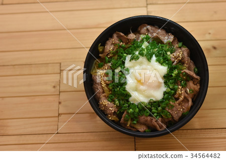 日式拉麵丼飯烤物 34564482