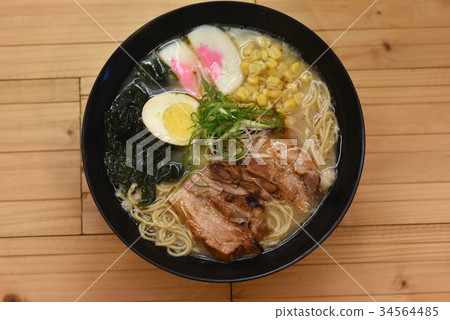 日式拉麵丼飯烤物 34564485
