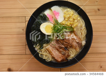 日式拉麵丼飯烤物 34564488