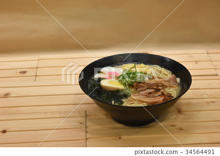 日式拉麵丼飯烤物 34564491