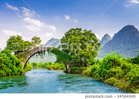 Rural Guilin China  34564840