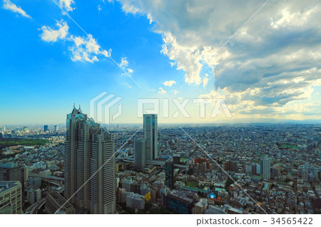 Shinjuku Park Tower and Tokyo Opera City 34565422