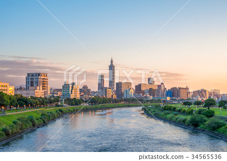 taipei, skyline, city 34565536