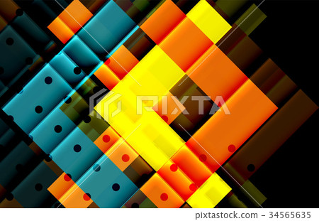 Color arrows on black background 34565635