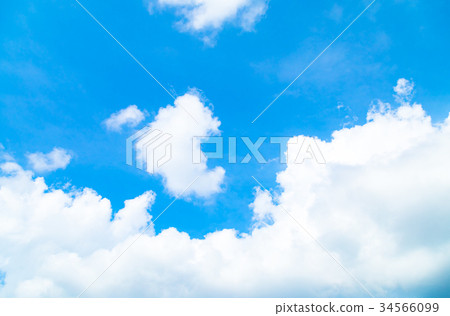 積雨雲晚夏天空秋天天空覆蓋拷貝空間寬拷貝空間普通天空標記 34566099