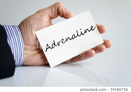 Adrenaline text concept Adrenaline text concept 34566736